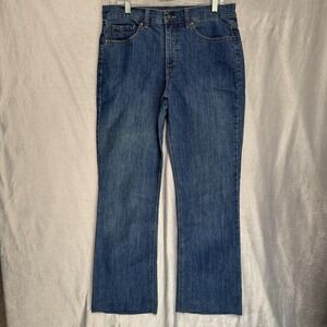 Gloria Vanderbilt Jeans Womens 10 Blue Medium Wash Straight Leg Classic Denim